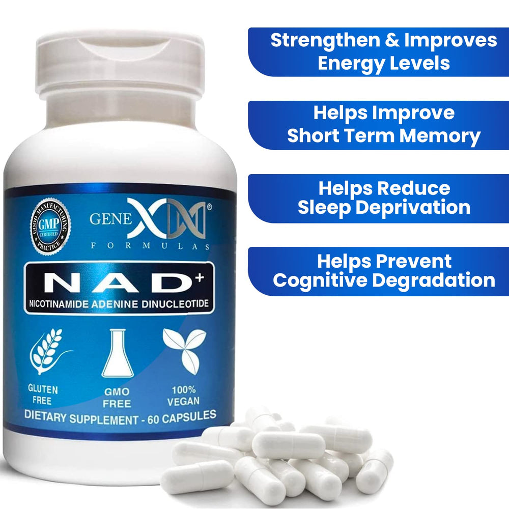 NAD+ capsules close-up