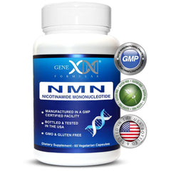 Genex NMN 250mg bottle with 60 capsules