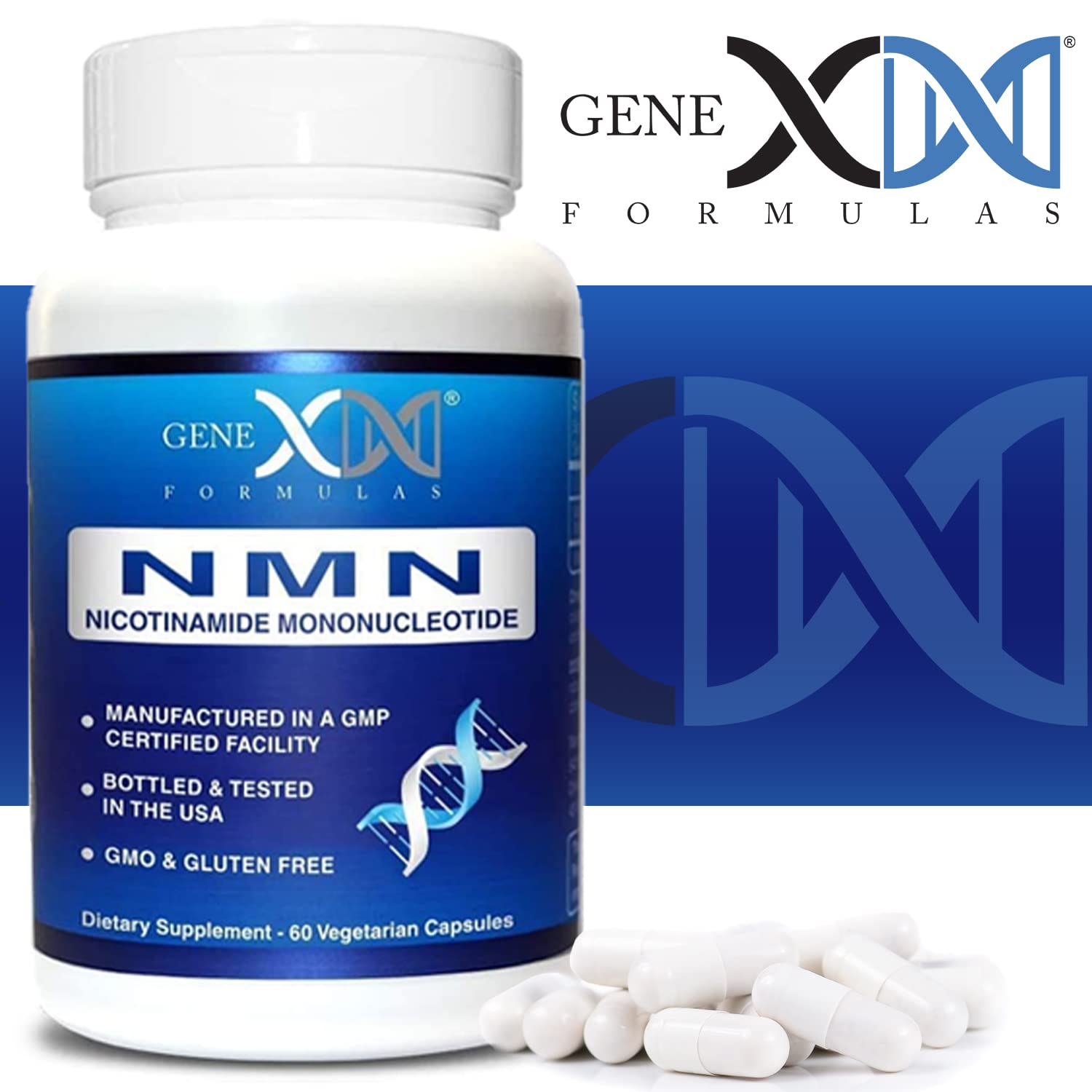 Vegan, Non-GMO, gluten-free NMN bottle storage