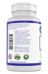Close-up of Genex NR bottle label