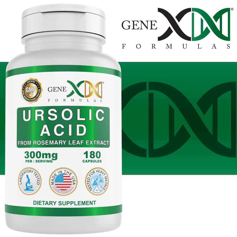 Gluten-free and vegetarian Ursolic Acid supplement