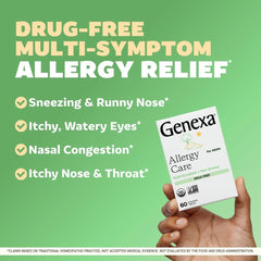 Genexa Allergy Care chewables-acai-flavor showcases tasty, organic flavor while delivering multi-symptom support.