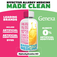 Genexa label close-up highlights vegan, non-GMO, and organic agave flavor.