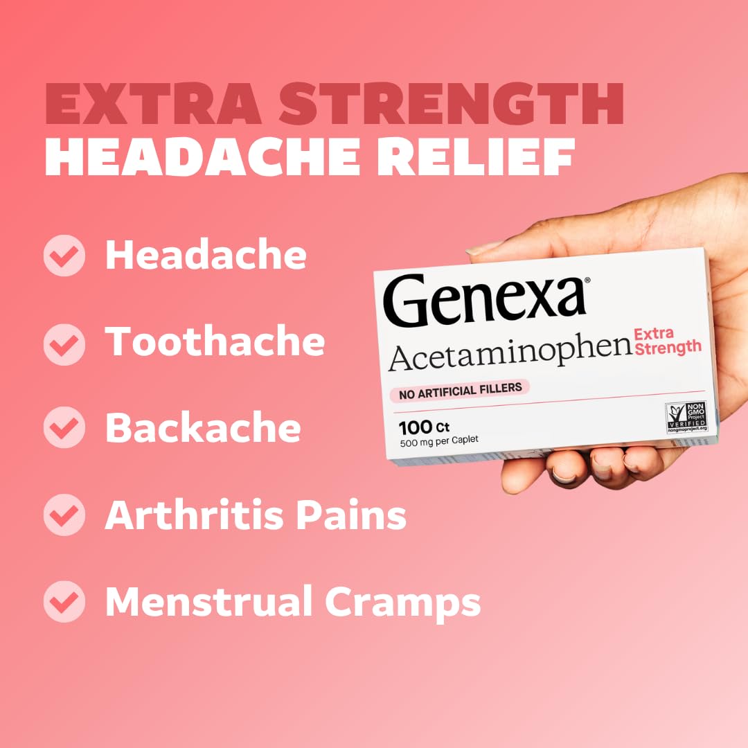 Genexa Maximum Strength Antacid chewables for quick heartburn relief after meals.