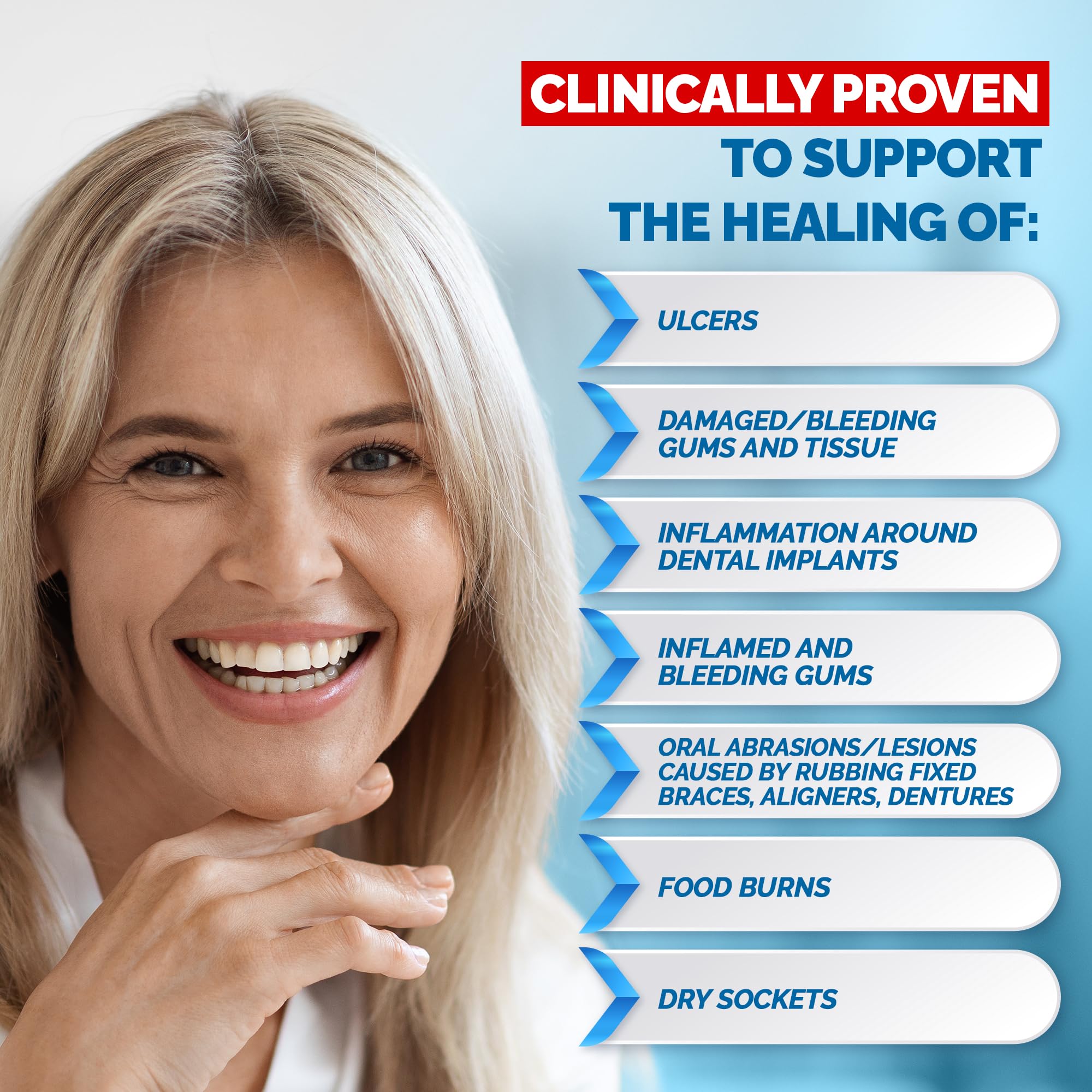 Hyaluronic acid benefits for gum health