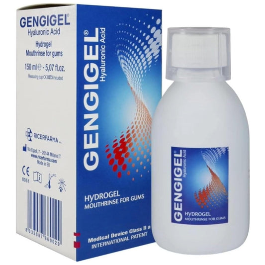Gengigel Hyaluronic Acid Mouthrinse bottle (150 ml)
