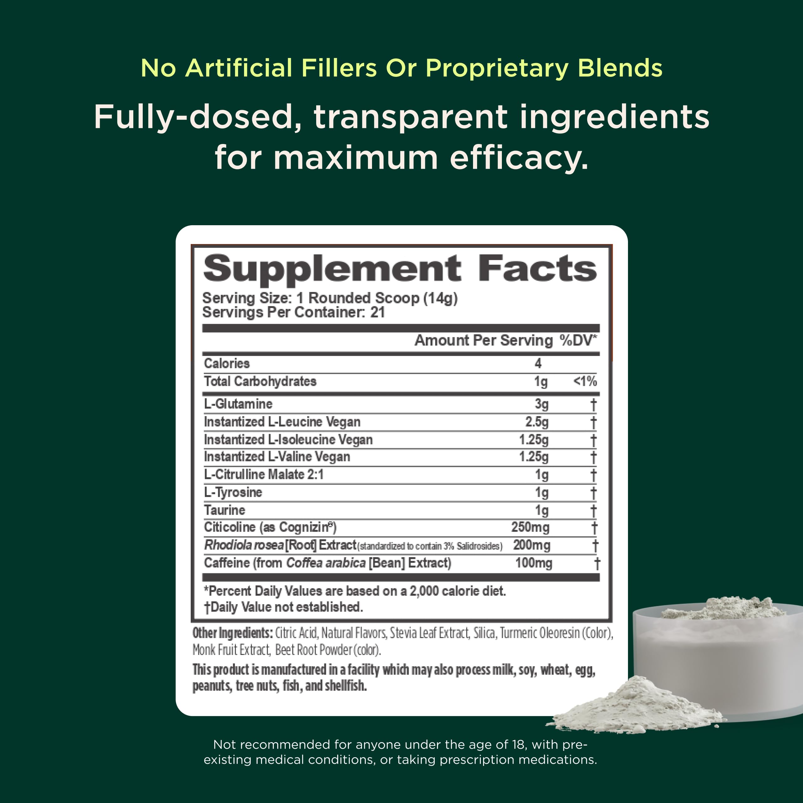 Cognizin brain energy nootropic ingredient visual