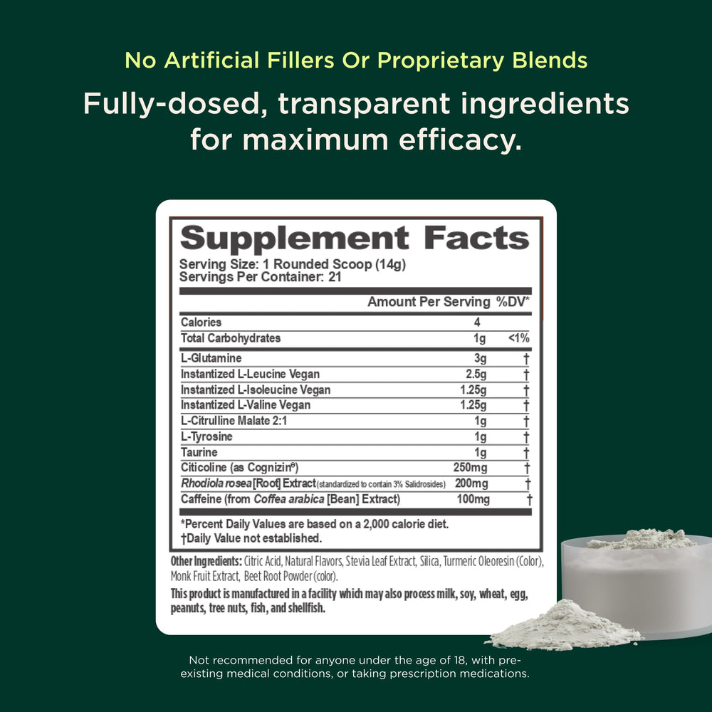 Cognizin brain energy nootropic ingredient visual