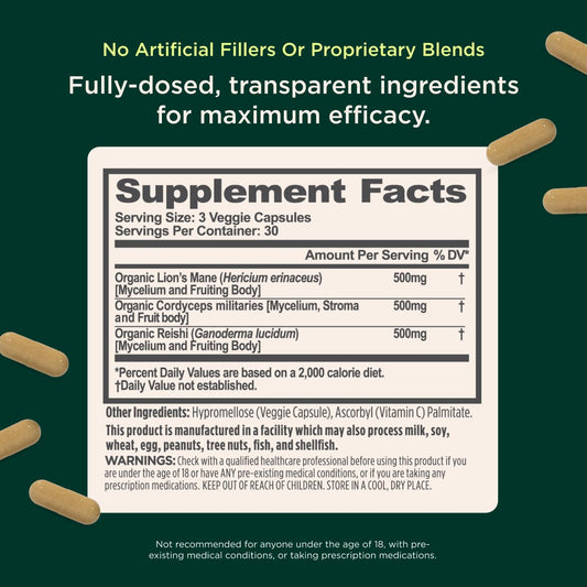 Genius Mushrooms capsules