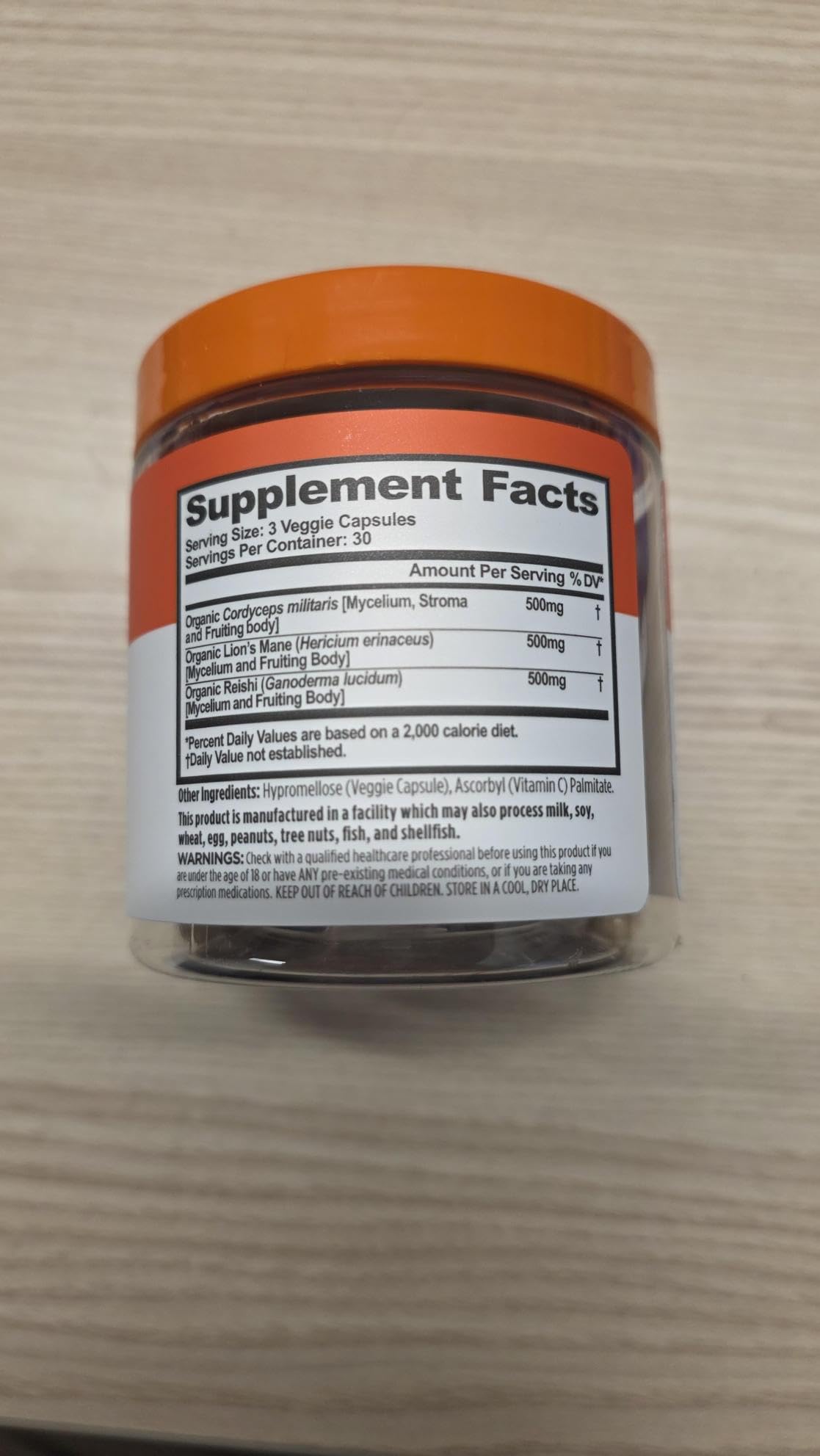 Organic and non-GMO certification on packaging