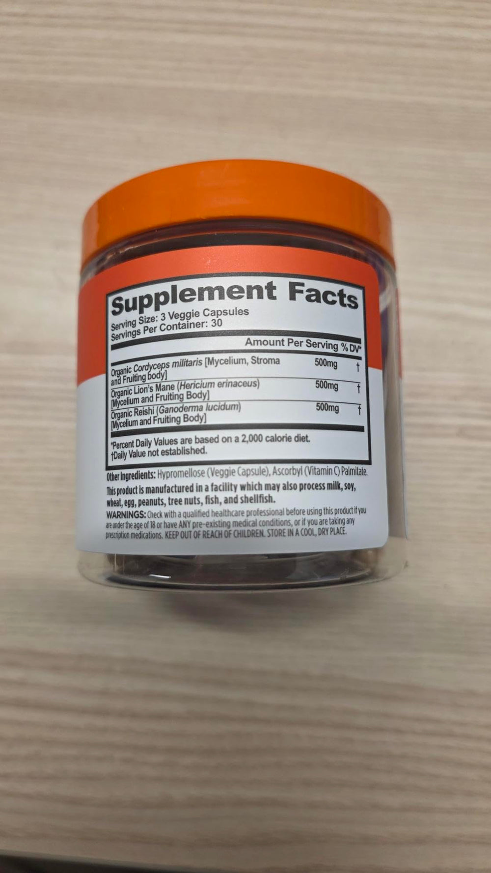 Organic and non-GMO certification on packaging