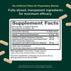 MicroActive CoQ10 ingredient representation in Genius Heart