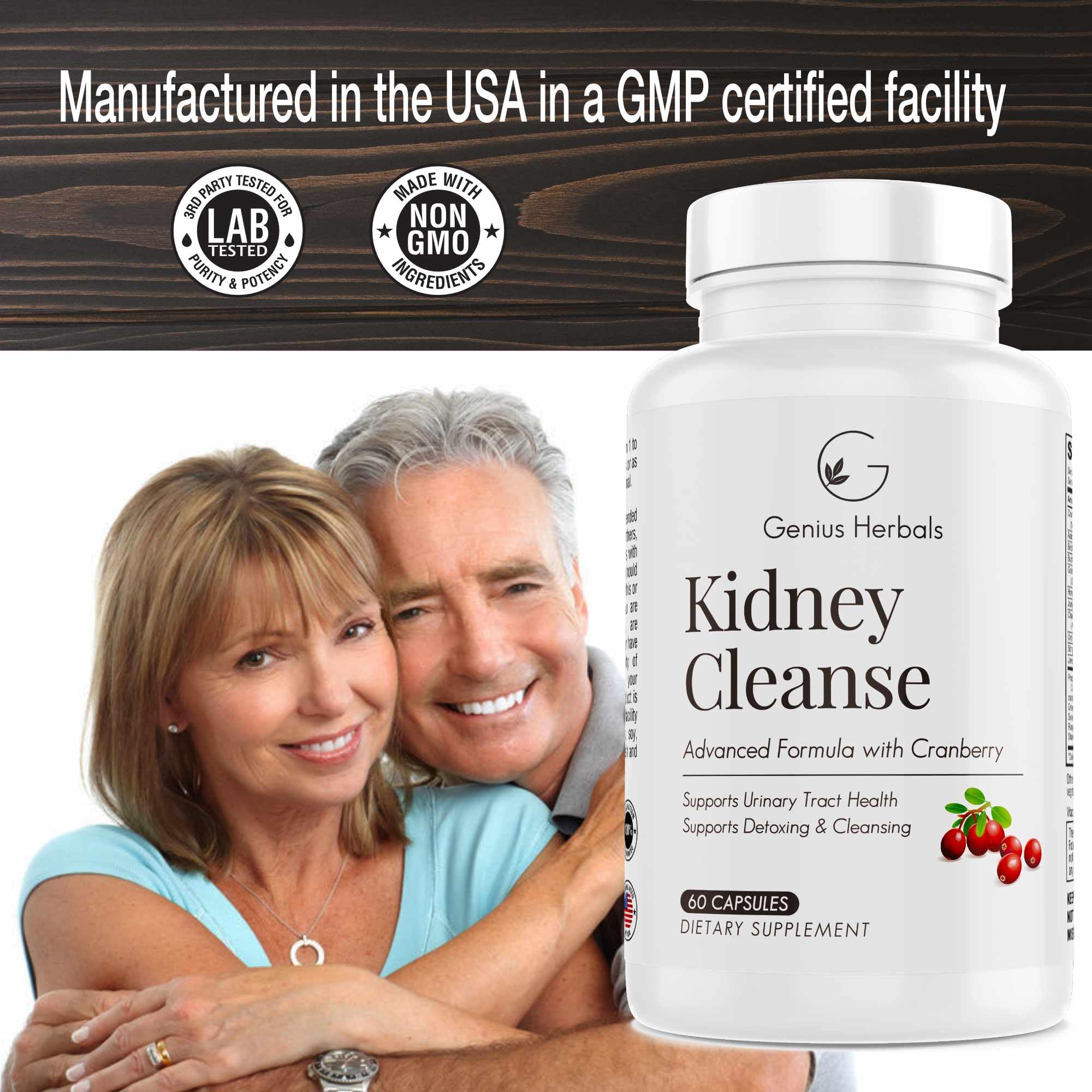 VitaCran Cranberry Extract emblem on Kidney Cleanse