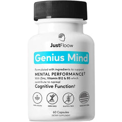 Genius Mind nootropic brain supplement bottle and packaging