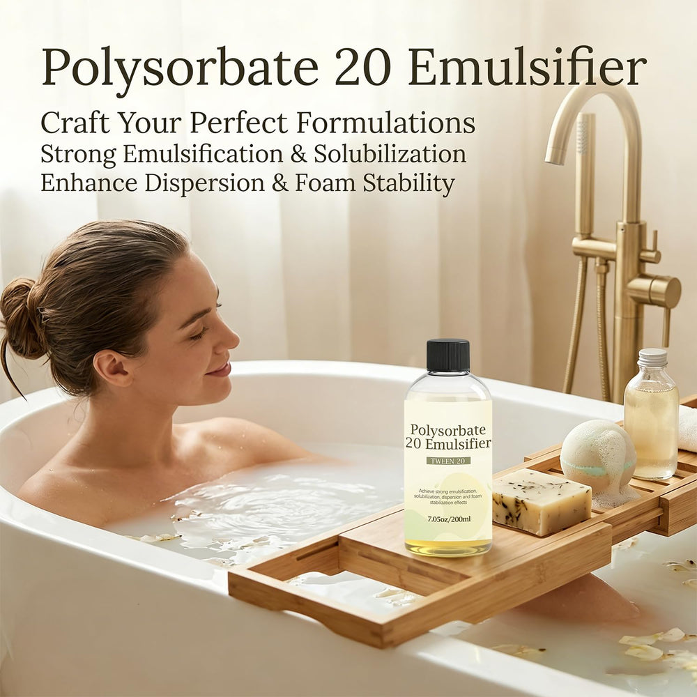Bubble scoop with GENLEXON Polysorbate 20 emulsifier for smooth texture