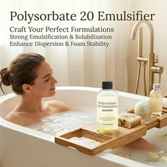 Bubble scoop with GENLEXON Polysorbate 20 emulsifier for smooth texture