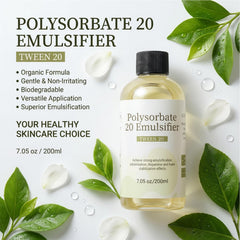 GENLEXON Polysorbate 20 emulsifier used in a micellar water preparation for gentle cleansing