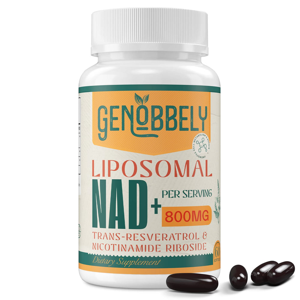 GENOBBELY 800 mg Liposomal NAD+ supplement hero image