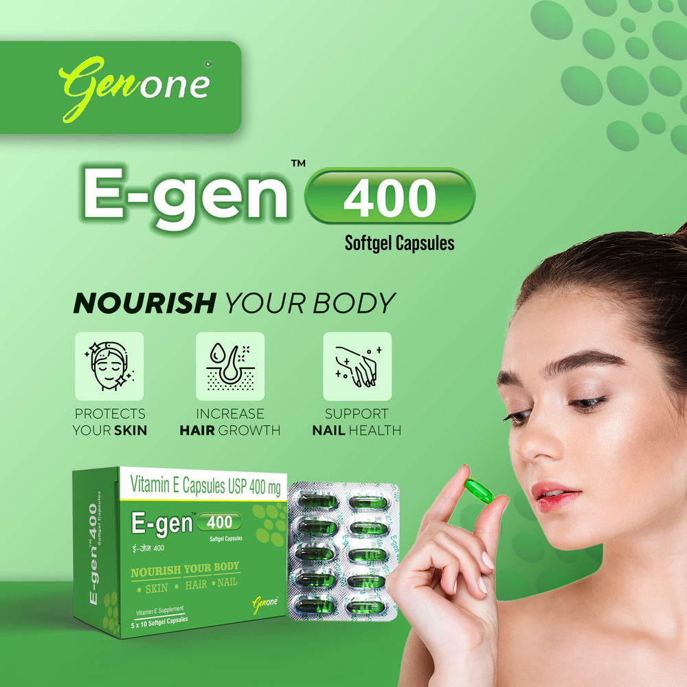 Glowing skin concept with Vitamin E skincare