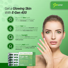 Healthy hair and skin nutrition with Genone E-Gen 400