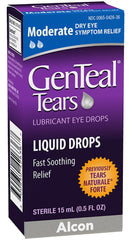 Genteal Tears packaging highlights gentle Polyquad preservative
