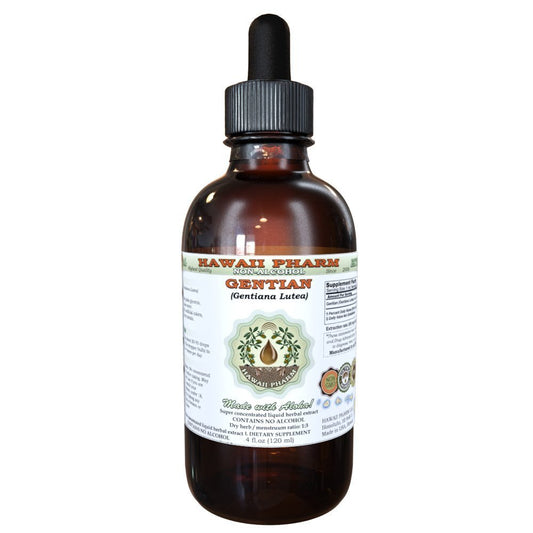 Gentian Alcohol-Free Liquid Extract 2 oz bottle