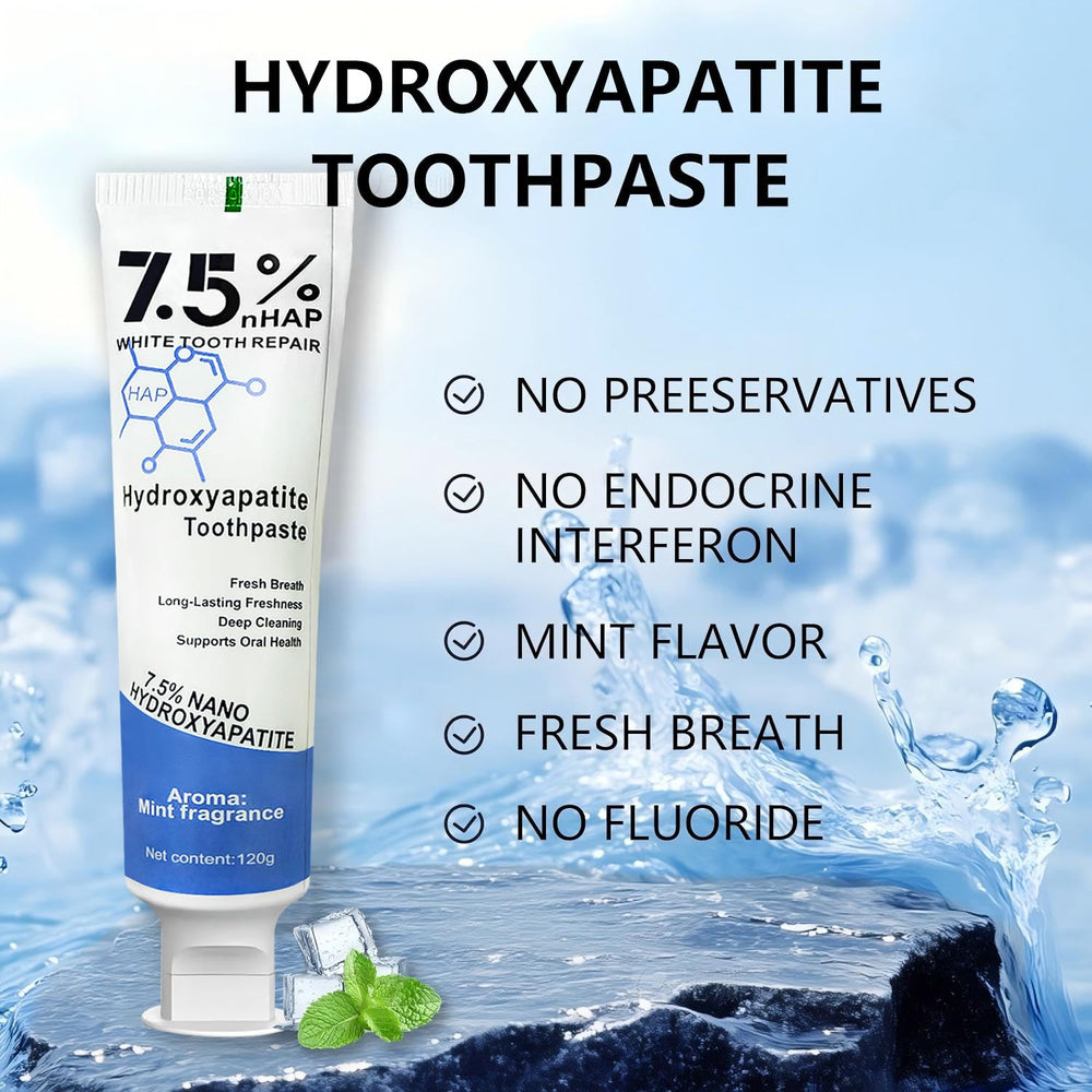 Gentle, fluoride-free toothpaste suitable for sensitive teeth