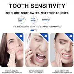 Gentle mint flavored toothpaste