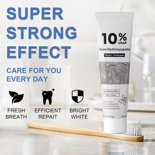 Toothpaste with gentle mint flavor, fluoride-free