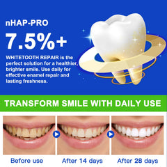 Gentle mint flavor hydroxyapatite toothpaste
