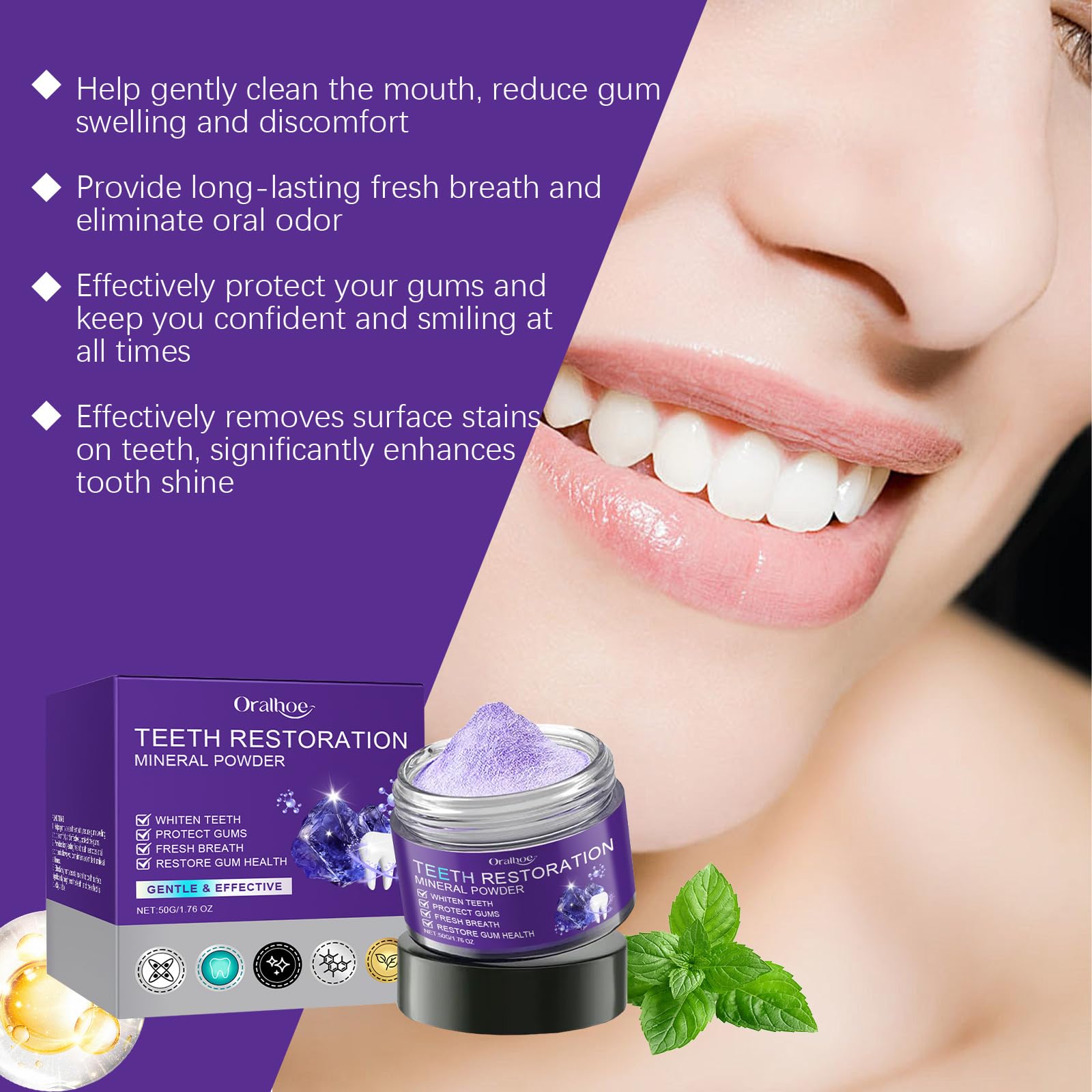 Gentle non-irritating formula packaging