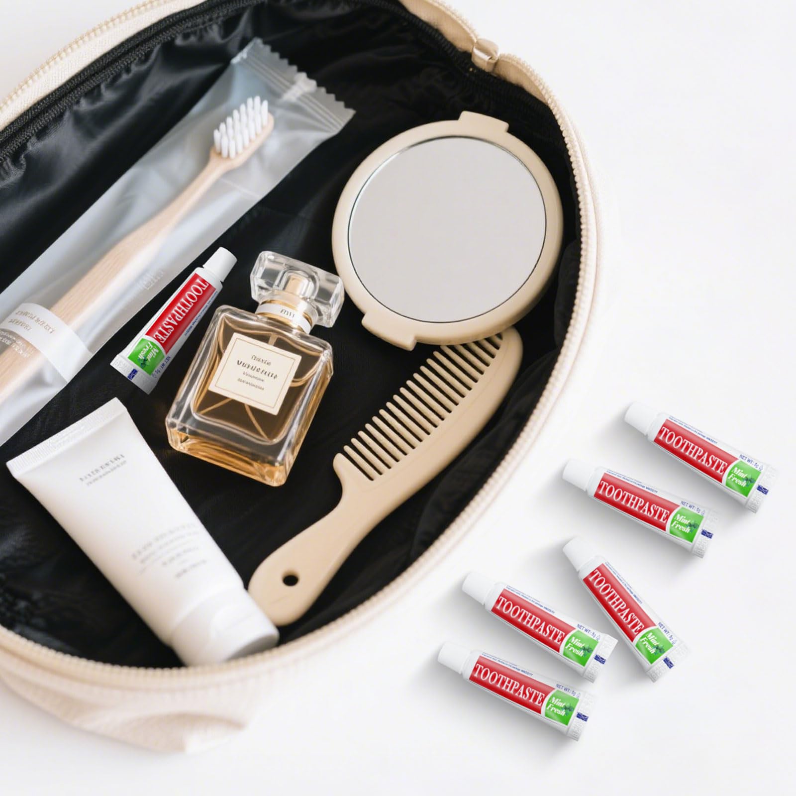 Mini toothpaste gentle on gums in a 5 g tube
