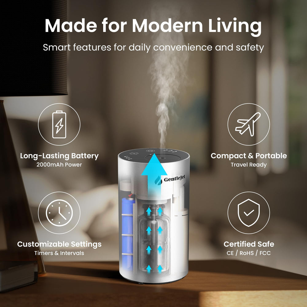 LiteMist USB-C rechargeable diffuser in use