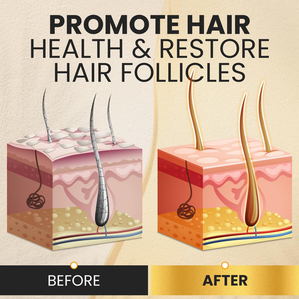 Hair ends appear shinier after applying SuperGro oil