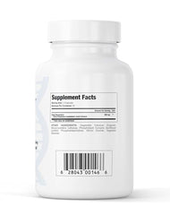 Close-up of product label highlighting vegan and gluten-free claims