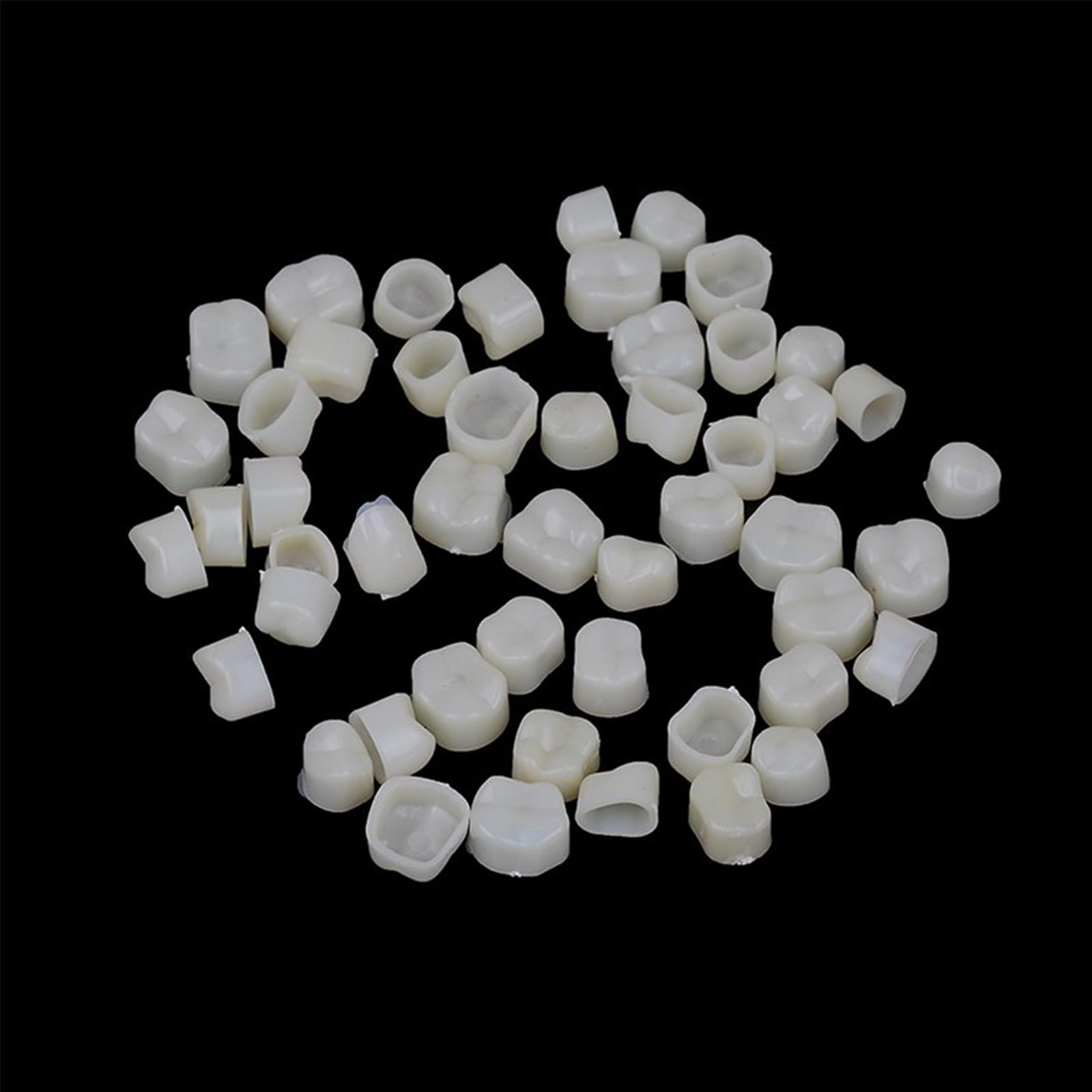 Molar/posterior tooth caps with cap filler and thermal beads