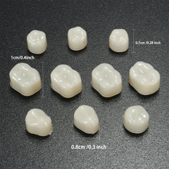 Thermal beads filler included with tooth caps