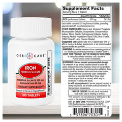 Iron tablet supporting energy and daily iron intake