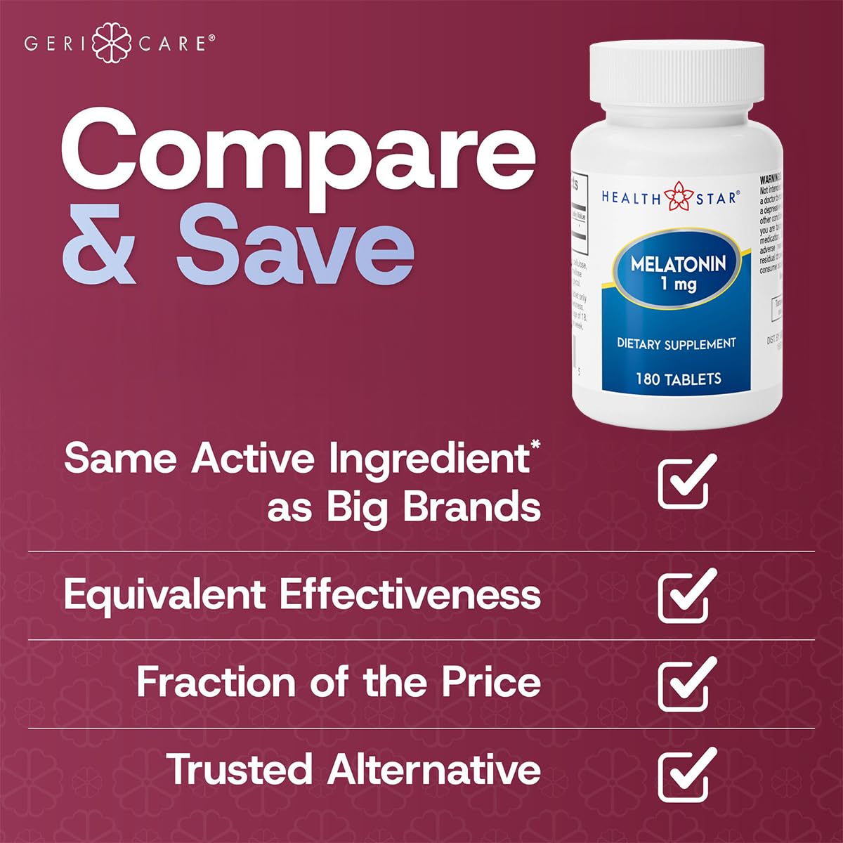 Jet lag relief with Melatonin 1mg