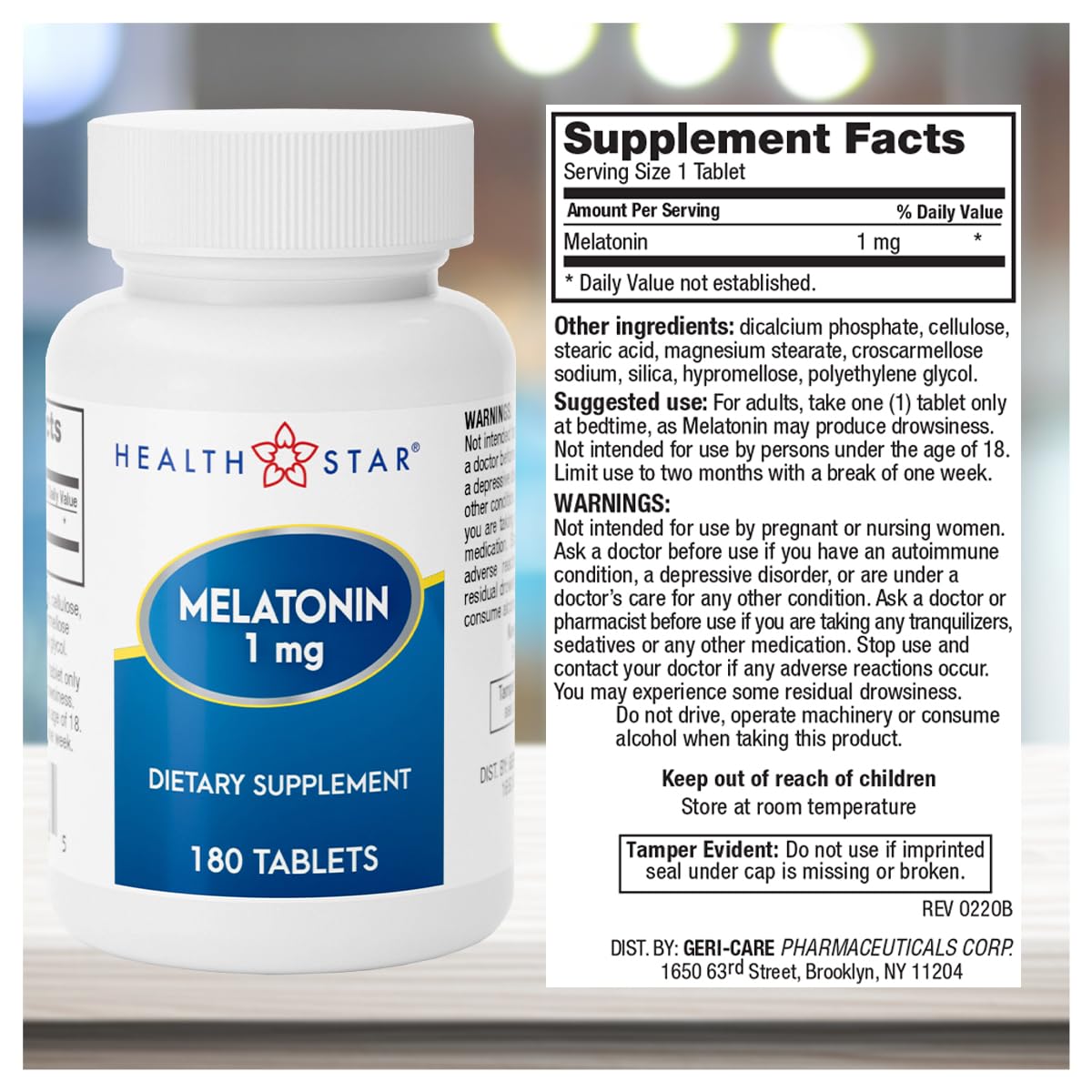 Non-habit forming Melatonin supplement