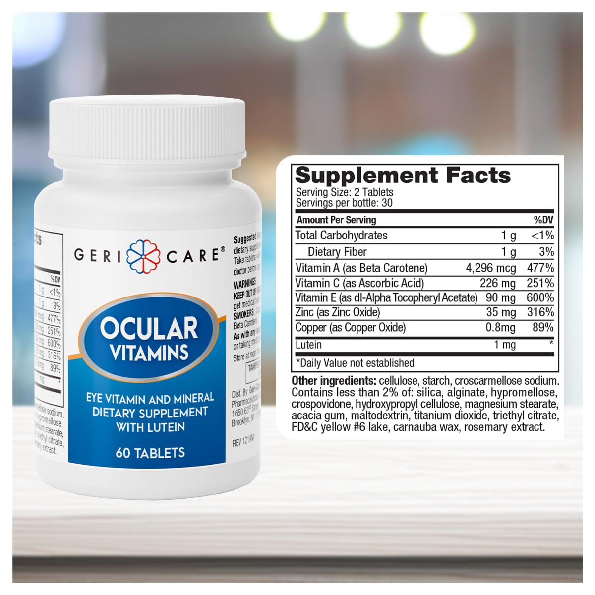 Daily use of Ocular Vitamins for eye health support