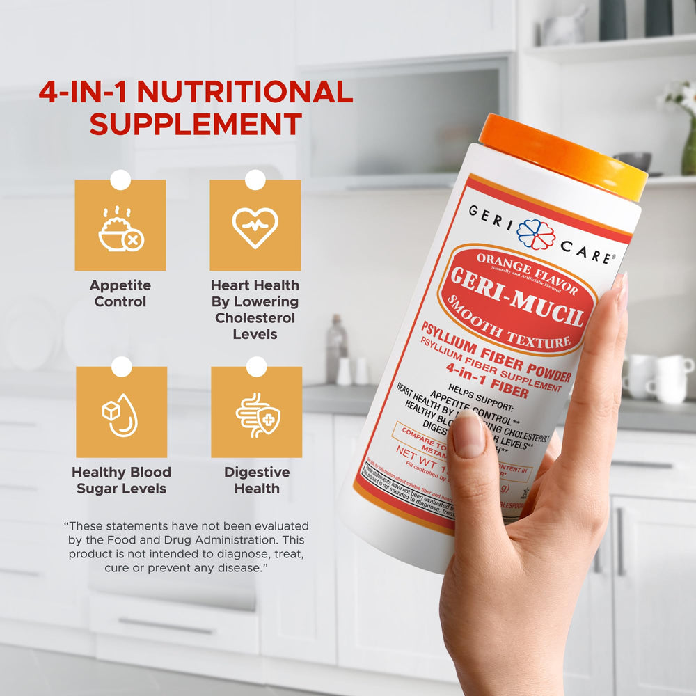 GeriCare seal of excellence on product packaging