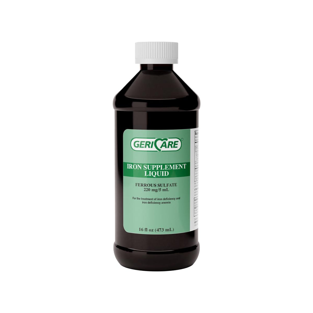 GeriCare 220 high potency liquid iron bottle