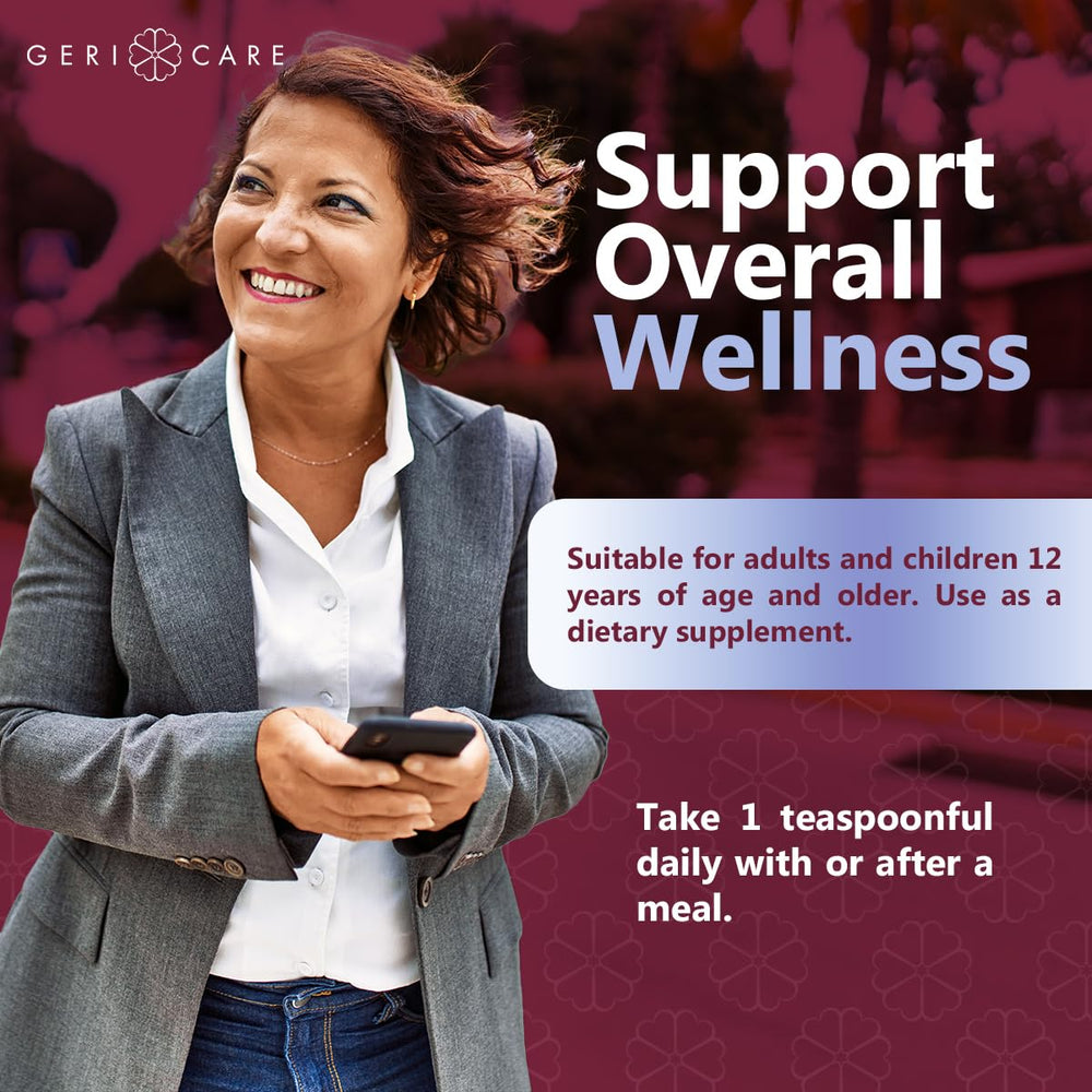 GeriCare liquid iron product packaging — pack of 1