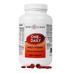GeriCare One-Daily Multivitamin bottle – front view
