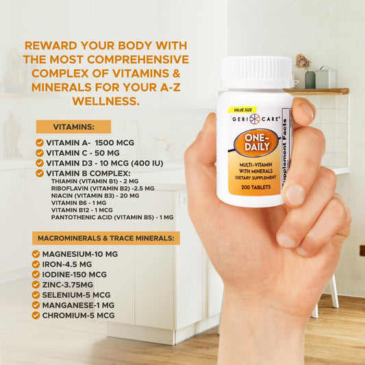 GeriCare packaging label