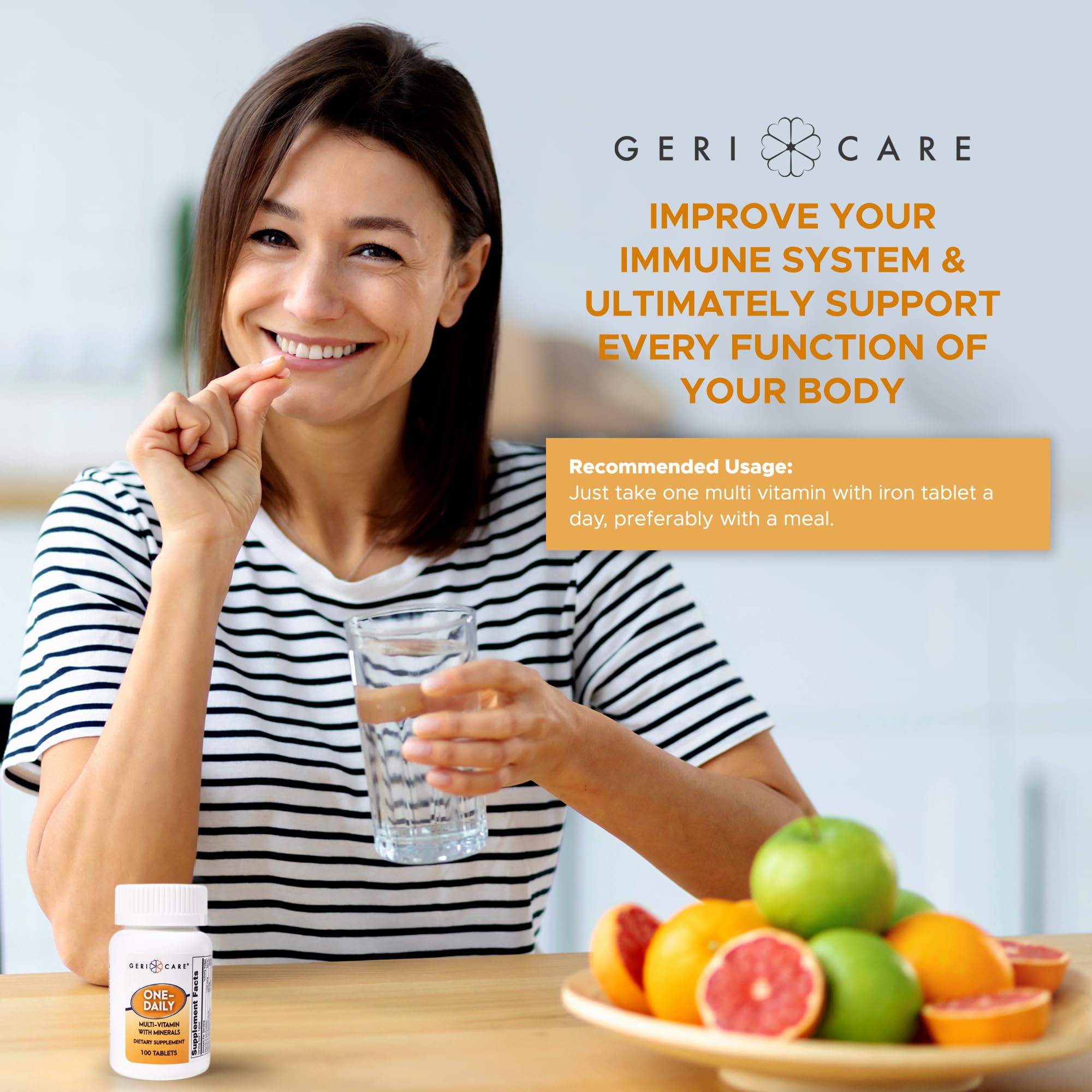 Vitamin D and immune support imagery on the bottle