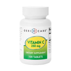 GeriCare Vitamin C 250mg bottle front label
