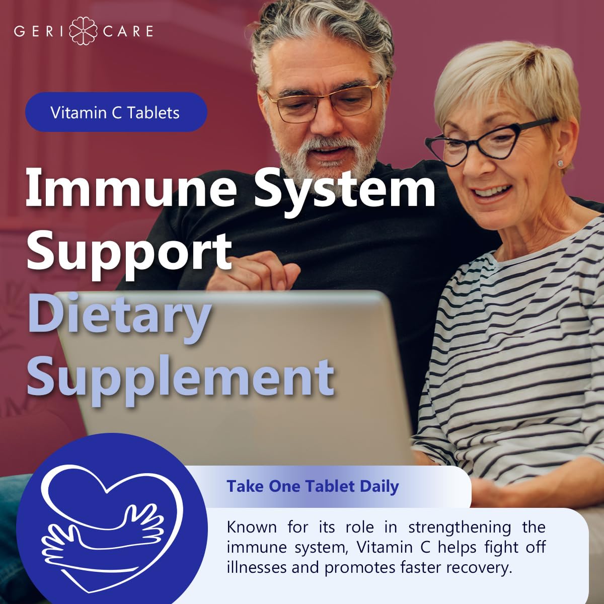 Graphic illustrating immune support benefits of Vitamin C