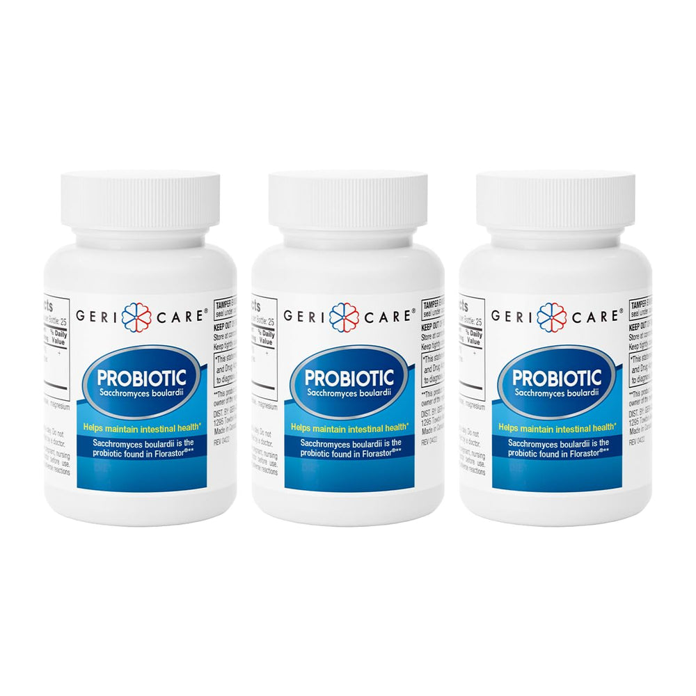 Front view of GeriCare Ultimate Probiotic 3-pack